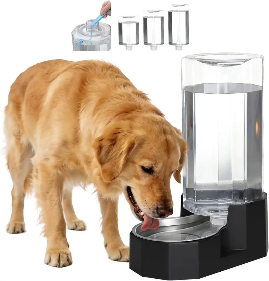 Sfozstra 9L Lagre Gravity Dog Water Dispenser: Multi Pet Hydration