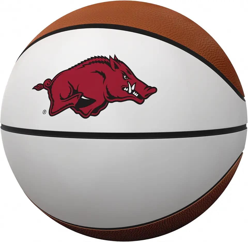 Logo Brands Arkansas Razorbacks Full Size Debossed Autograph Basketball