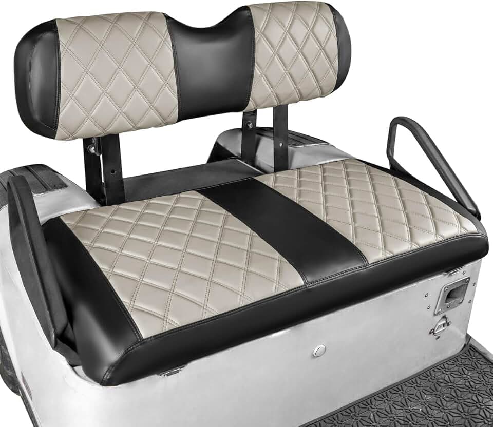NOKINS Golf Cart Vinyl Seat Covers Fits EZGO TXT 1994-2013/RXV 2008 up