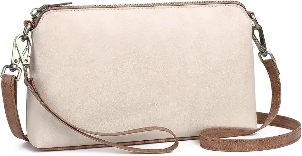 GAEKEAO Small Crossbody Bags for Women RFID Wristlet Clutch Wallet Purses