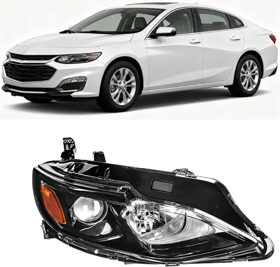 PHILTOP Headlights Assembly for 2019-2023 Chevy Malibu