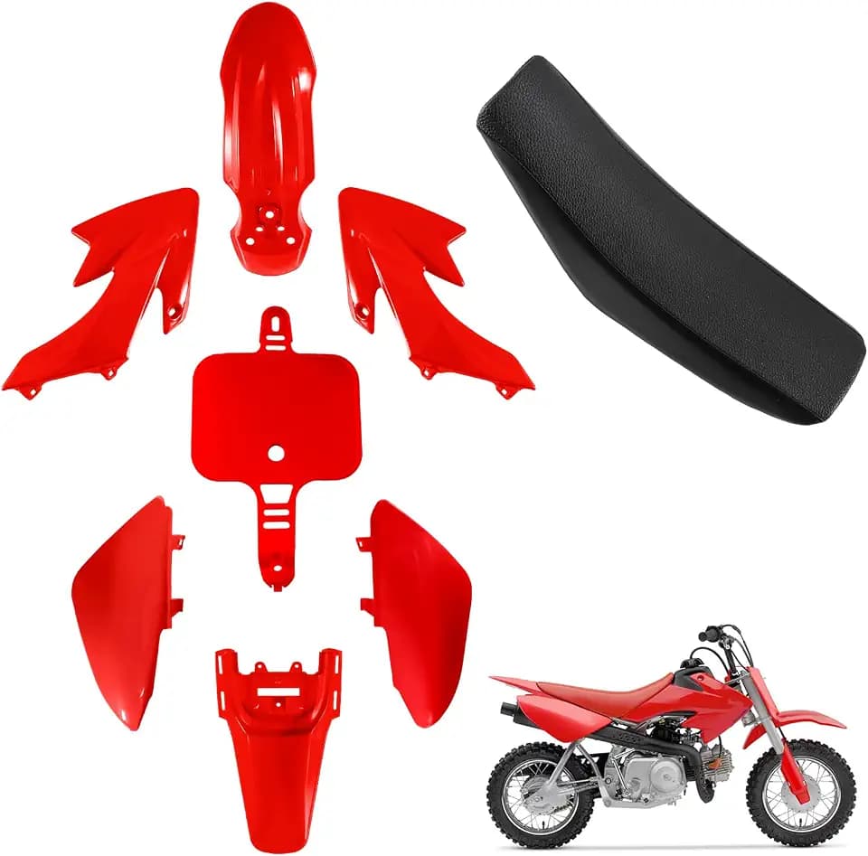 ABS Plastics Kit with Tall Seat for Honda XR50R CRF50F XR50 CRF50