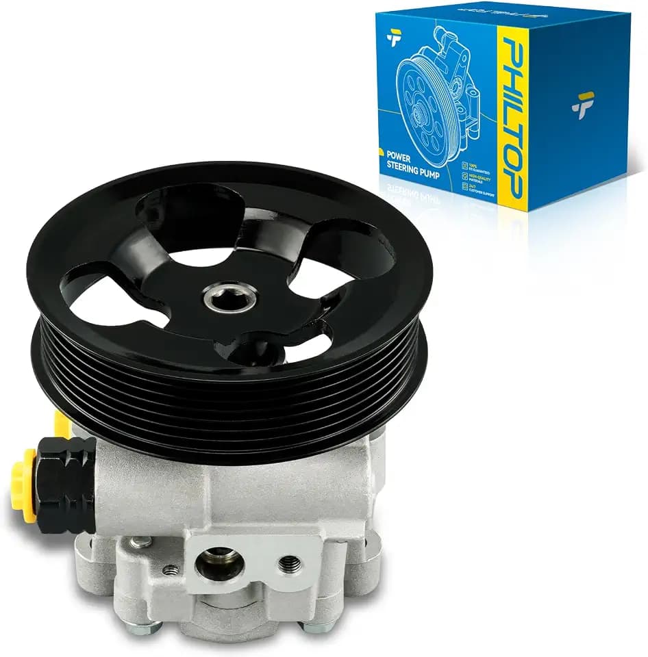 PHILTOP 215446 Power Steering Pump with Pulley Fit for 2005-2010 tC, Replace OE 215446, 4165, 4431020870, 4431021050