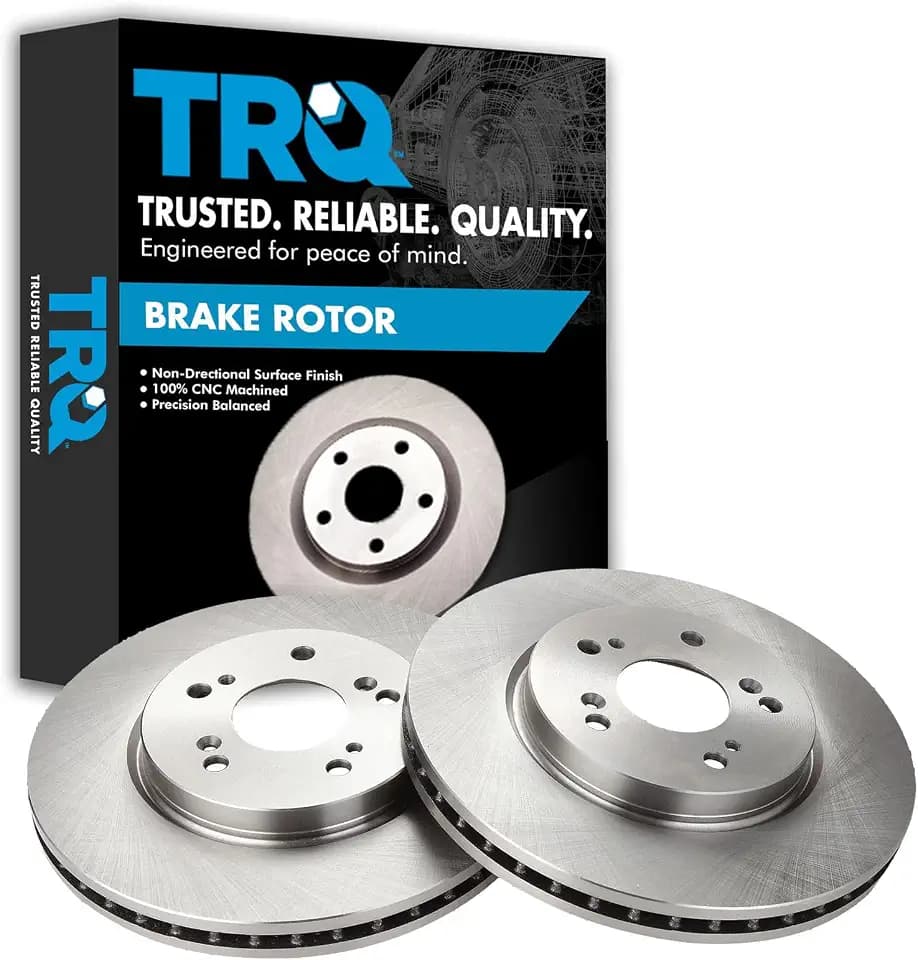 TRQ Front Brake Rotor Set