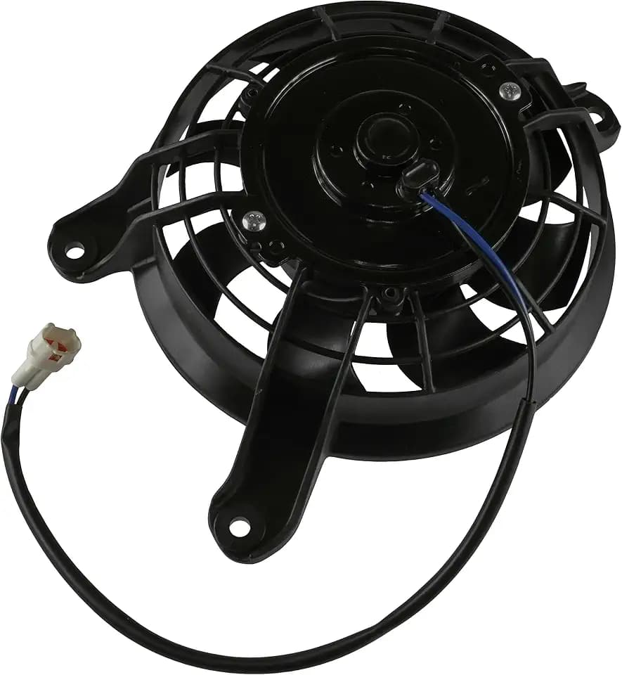 Caltric Radiator Fan Blower with Shroud Compatible with Yamaha Raptor 700 700R YFM700R 2013-2023