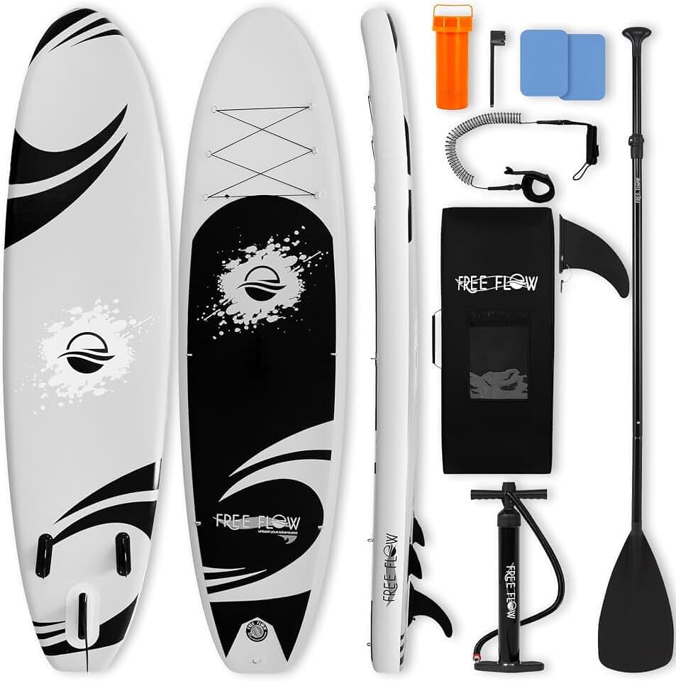 SereneLife Aufblasbares SUP Stand Up Paddle Board