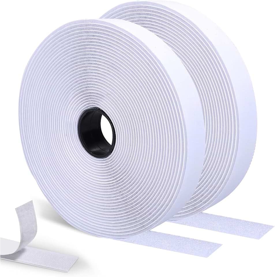 SURFOU Klettband Selbstklebend 15 m × 20 mm, Extra Stark, Innen & Außen