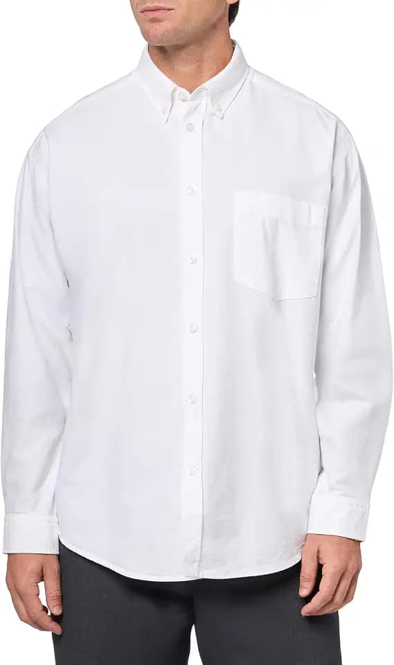 HUGO Men's Ebill Cotton Oxford Button Down Shirt