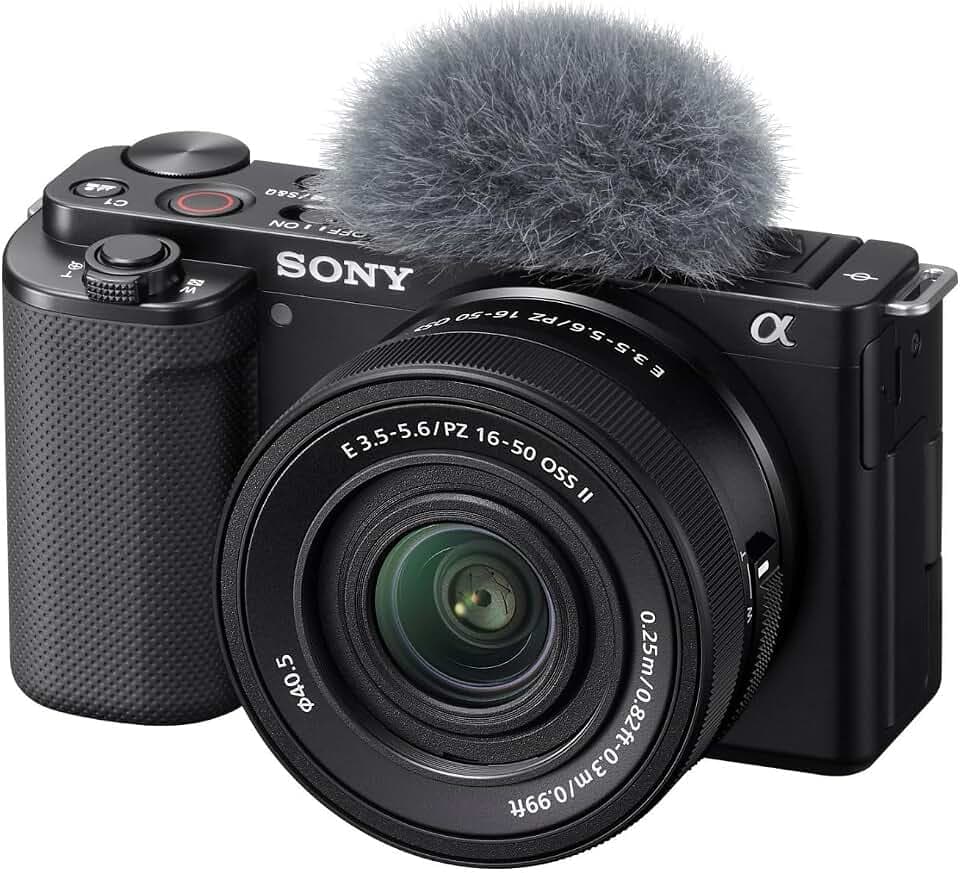 Sony ZV-E10 APS-C Mirrorless Camera with 16-50mm Lens Black