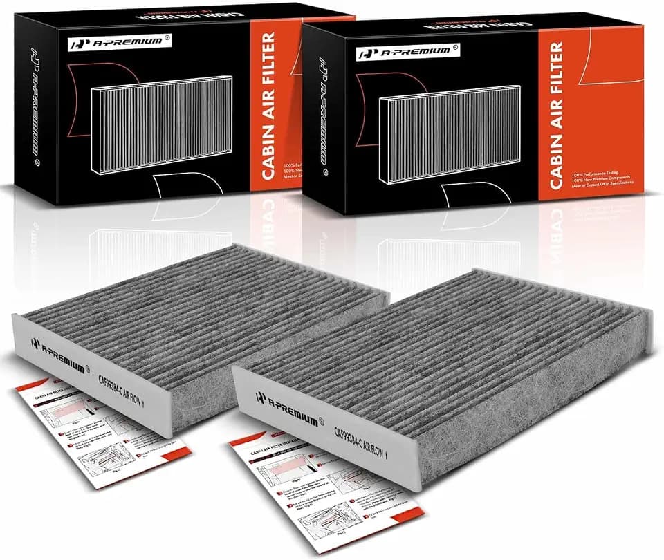 A-Premium 2-Pack Cabin Air Filter with Activated Carbon