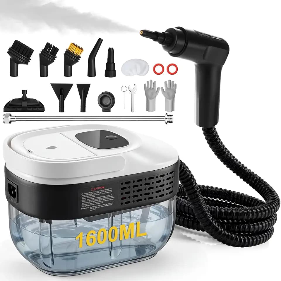 2500W Portable Handheld Steam Cleaner, 15s Fast Heating Steam Steamer