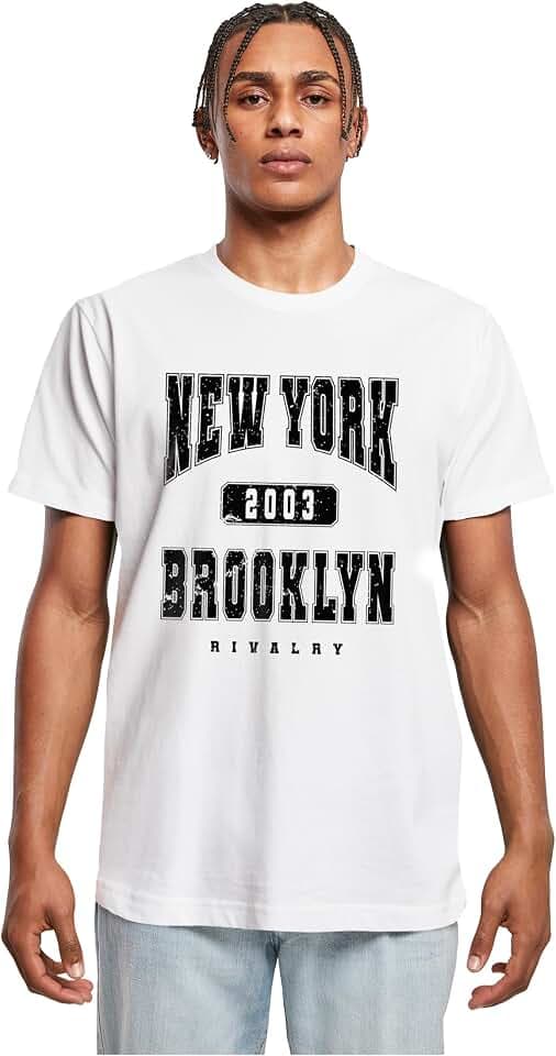 Mister Tee Herren Brooklyn College Style Tee