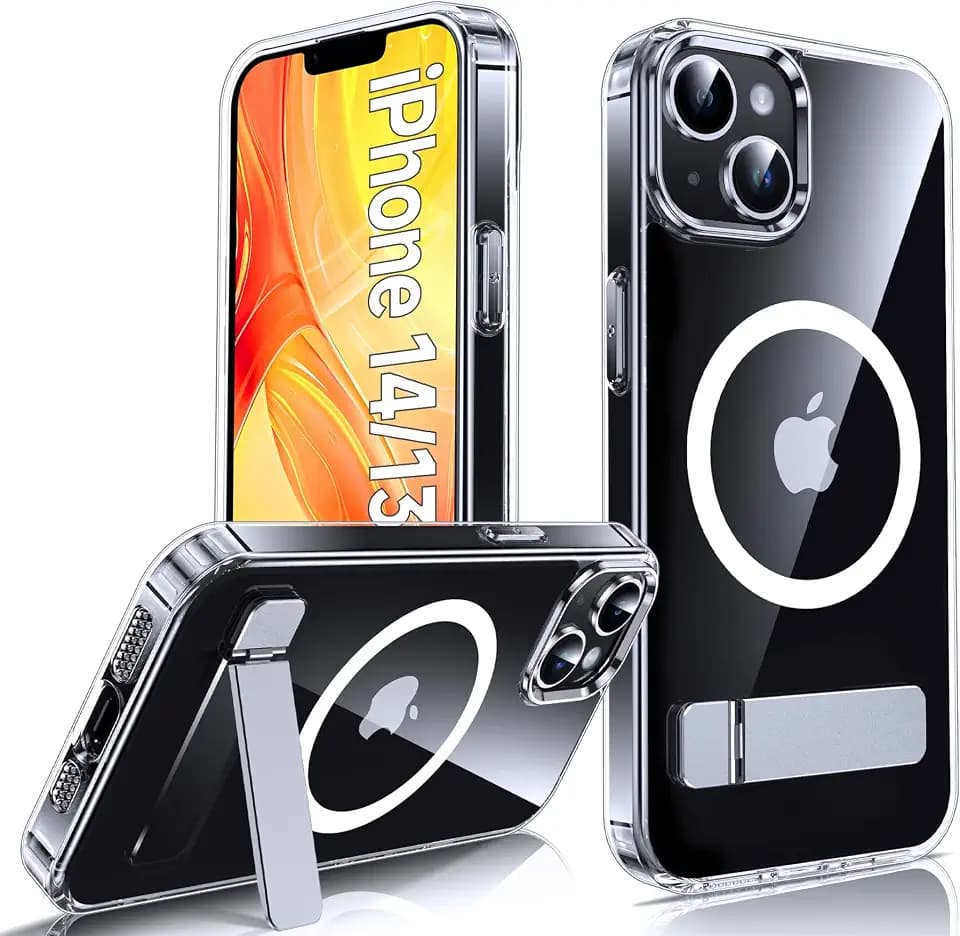 LeYi for iPhone 13 Case/i Phone 14 Cases for Magsafe with Stand Clear