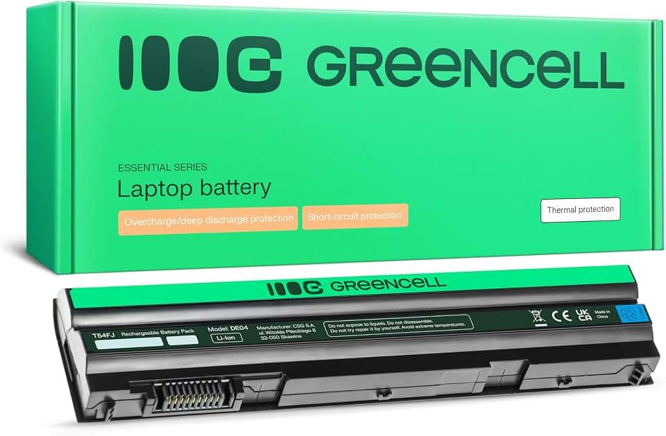 Green Cell Laptop Akku Dell T54FJ 8858X M5Y0X N3X1D für Dell Latitude E6420 E6430 E6440 E6520 E6530 E6540 E5420 E5430 E5520 E5530 E6430s Vostro 3460 3560 Inspiron 17R 5720 7720 15R 5520 7520