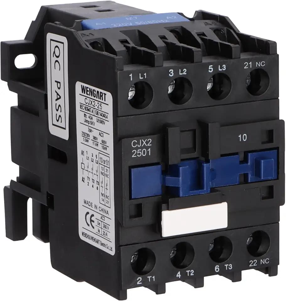 Wengart AC-Schütz CJX2-2501,AC220V 1 Normalerweise Geschlossen,25A Steuern Sie hohe Ströme präzise durch modularen Aufbau und vereinfachen Sie Installation und Wartung