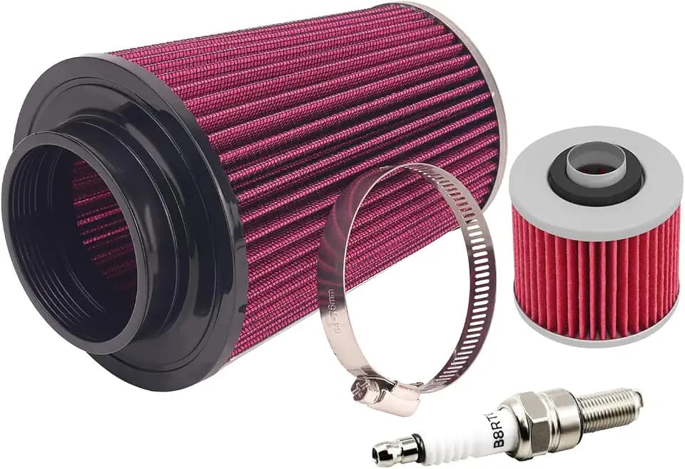 Motorcycle Air Filter & Oil Filter & Spark Plug Replacement for Yamaha YFM700R Raptor 700R 2006-2022 YFM700 R Raptor 700 Special Edition 2007-2018 1S3-14451-00-00