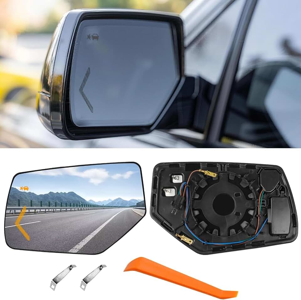 Moonlinks Heated & Blind Spot Mirror Glass for 2015-2020 Chevrolet Suburban