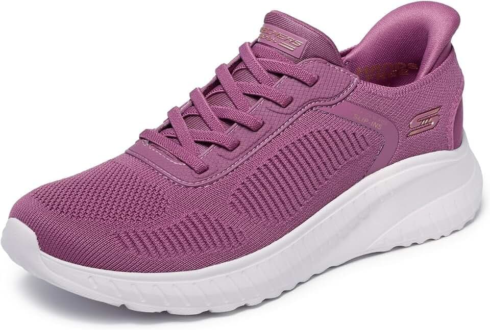 Skechers Damen Hands Free Slip-ins Bobs Squad Chaos-Current MuseSneaker