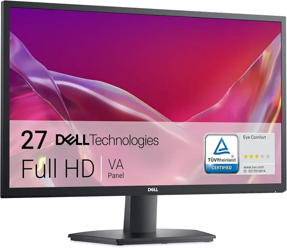 Dell 27 Monitor SE2725H, FHD, VA Panel, 75Hz, Eye Comfort, TUV Rheinland