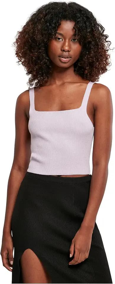 Urban Classics Damen Ladies Cropped Knit Top