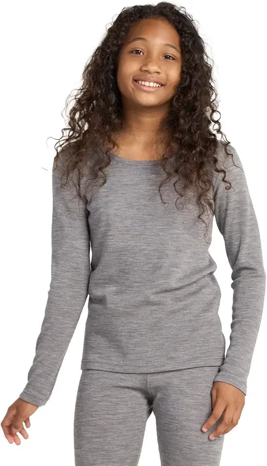 LAPASA Kids 100% Merino Wool Base Layer Thermal Top for Boys/Girls