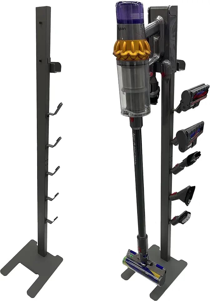 Luchs Ständer für Dyson Akkusauger - Organizer für Dyson V6,V7,V8,V10,V11,V15,DC30,DC31,DC34,DC35 Standfuß Halterung Rahmen FIR (Anthrazit)