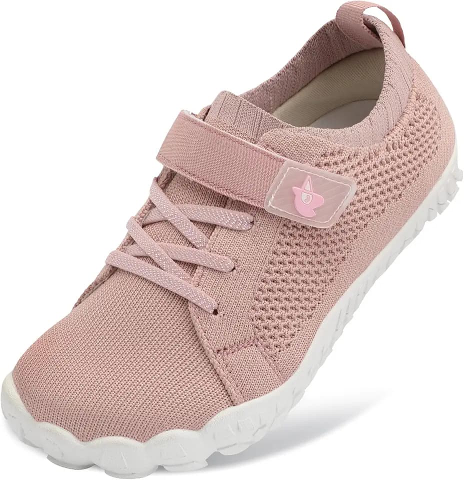 LeIsfIt Kids Barefoot Shoes Boys Girls Wide Toe Box Zero Drop Sneakers