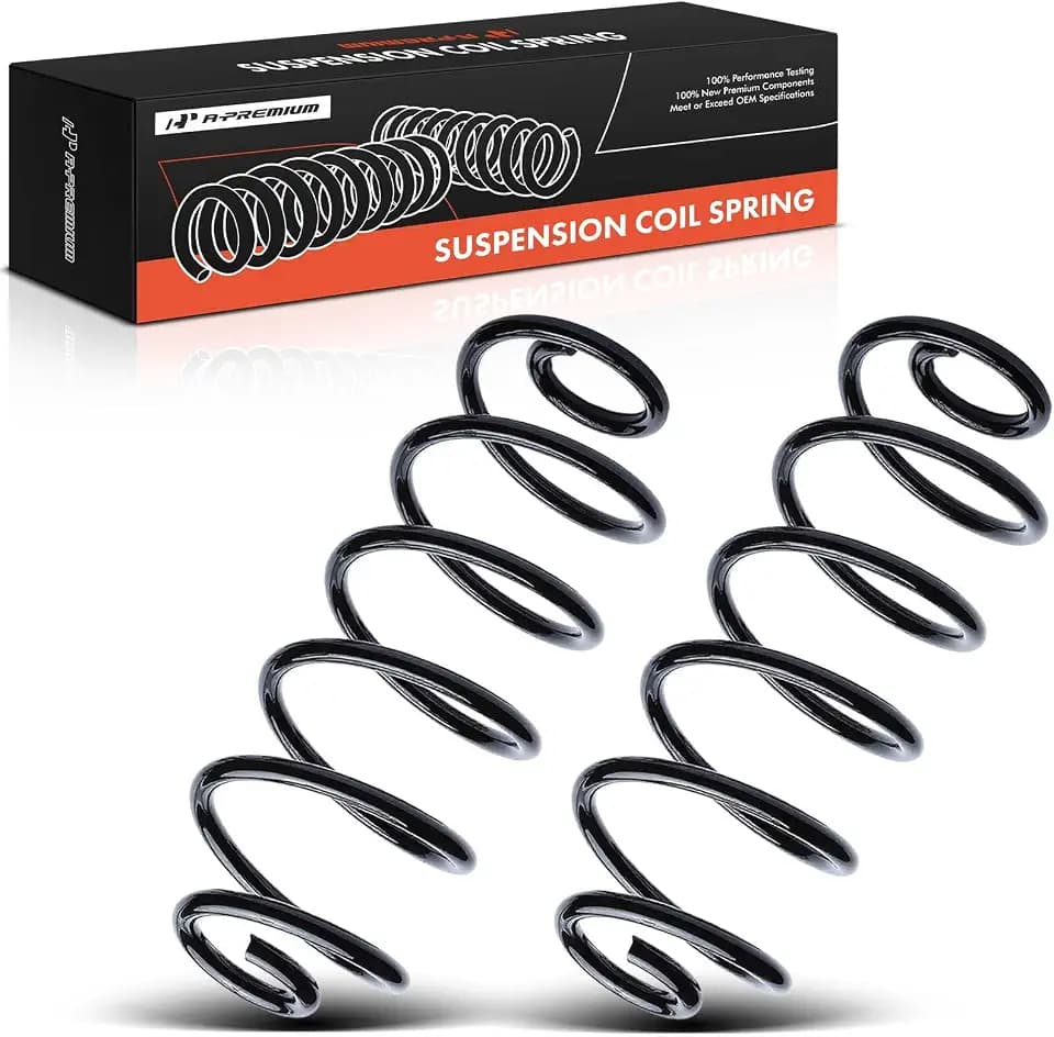 A-Premium Rear Coil Spring Set Compatible with Chevrolet, Buick, Cadillac