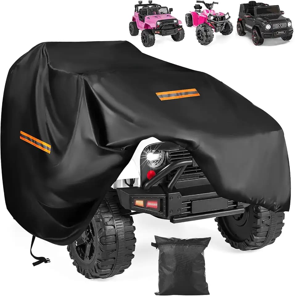 420D Kids Ride On Car Cover 55x33x32IN,Waterproof for Power Wheels