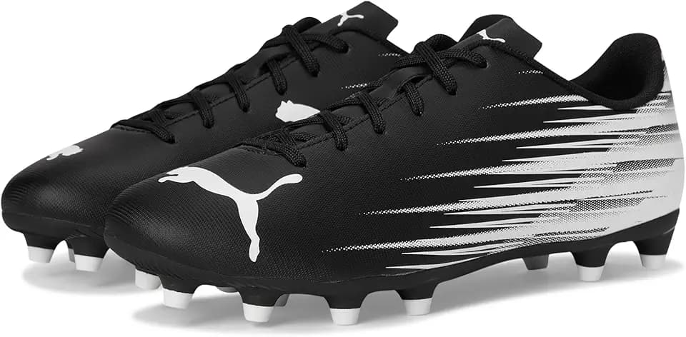 PUMA Mens Attacanto Soccer Cleats Cleated, Firm Ground - Black