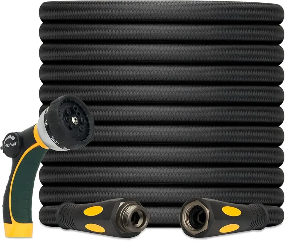 TheFitLife 100 FT Garden Hose, Heavy Duty, Lightweight, No Kink, Flexible