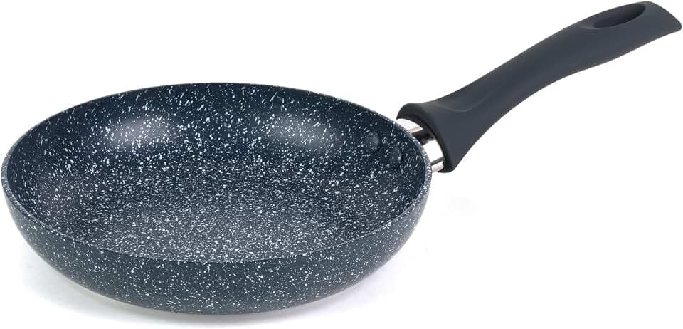 Russell Hobbs RH00840EU7 Antihaftbeschichtete Bratpfanne – 20 cm Kochtopf, Aluminium Induktionspfanne, Einfache Reinigung, Omelettpfanne mit Bakelitgriff, Kochen Sie mit weniger Öl, Nightfall Stone