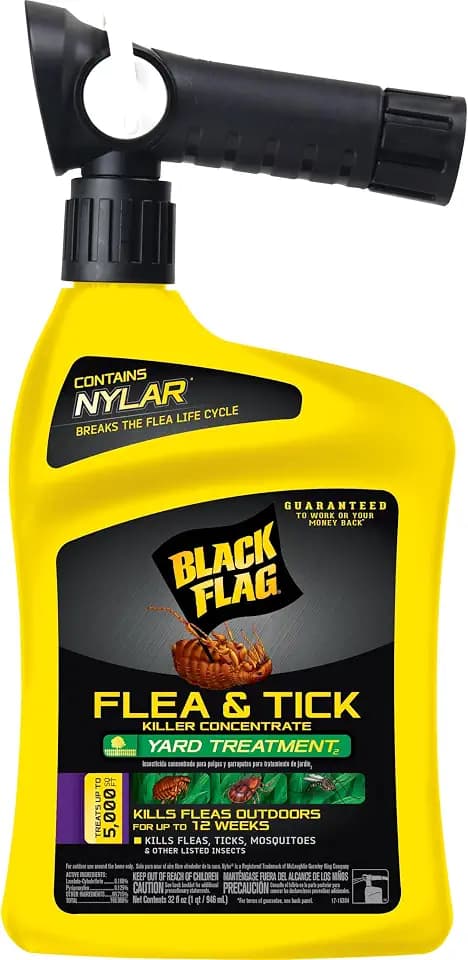 Black Flag Flea and Tick Killer Concentrate Yard Treatment, 32 Oz
