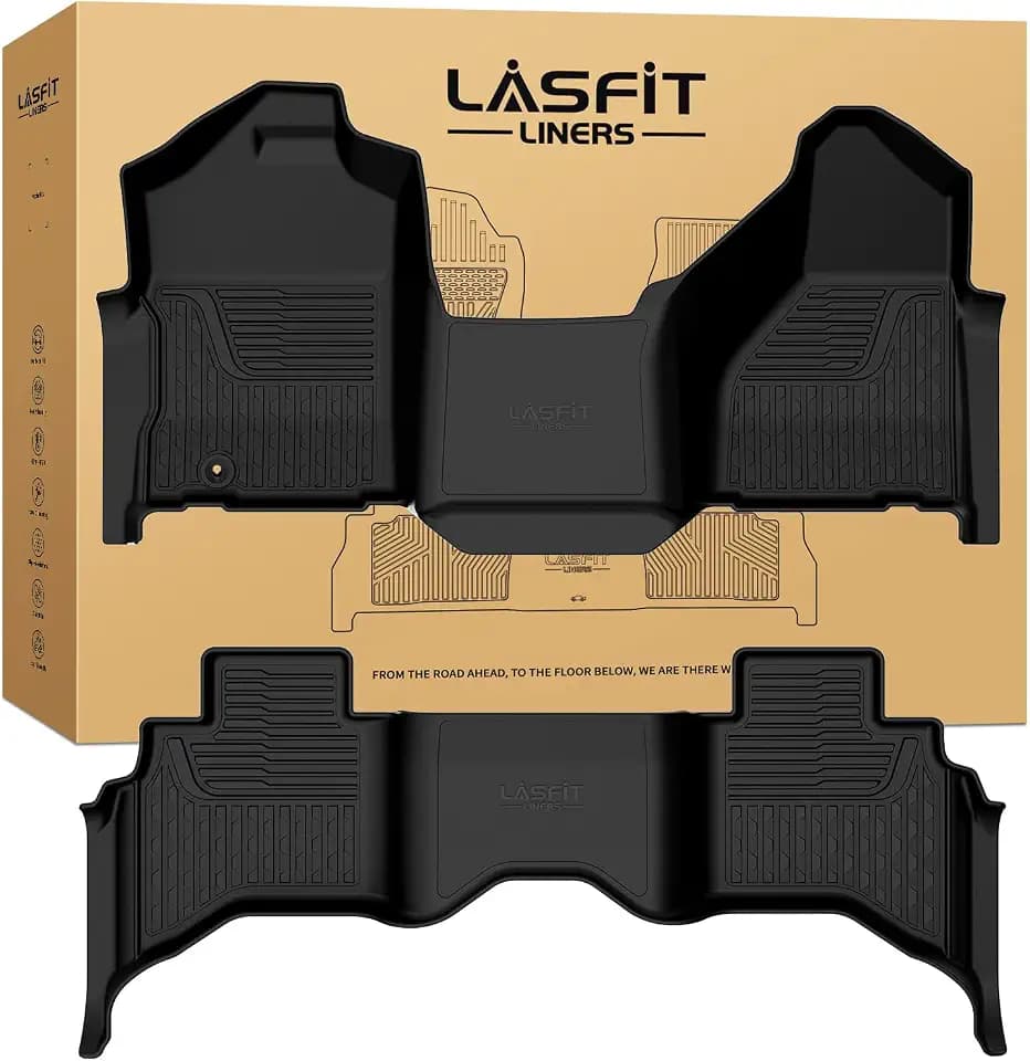 LASFIT Floor Mats for RAM 1500 2002-2008/2500/3500 2003-2009 Quad Cab
