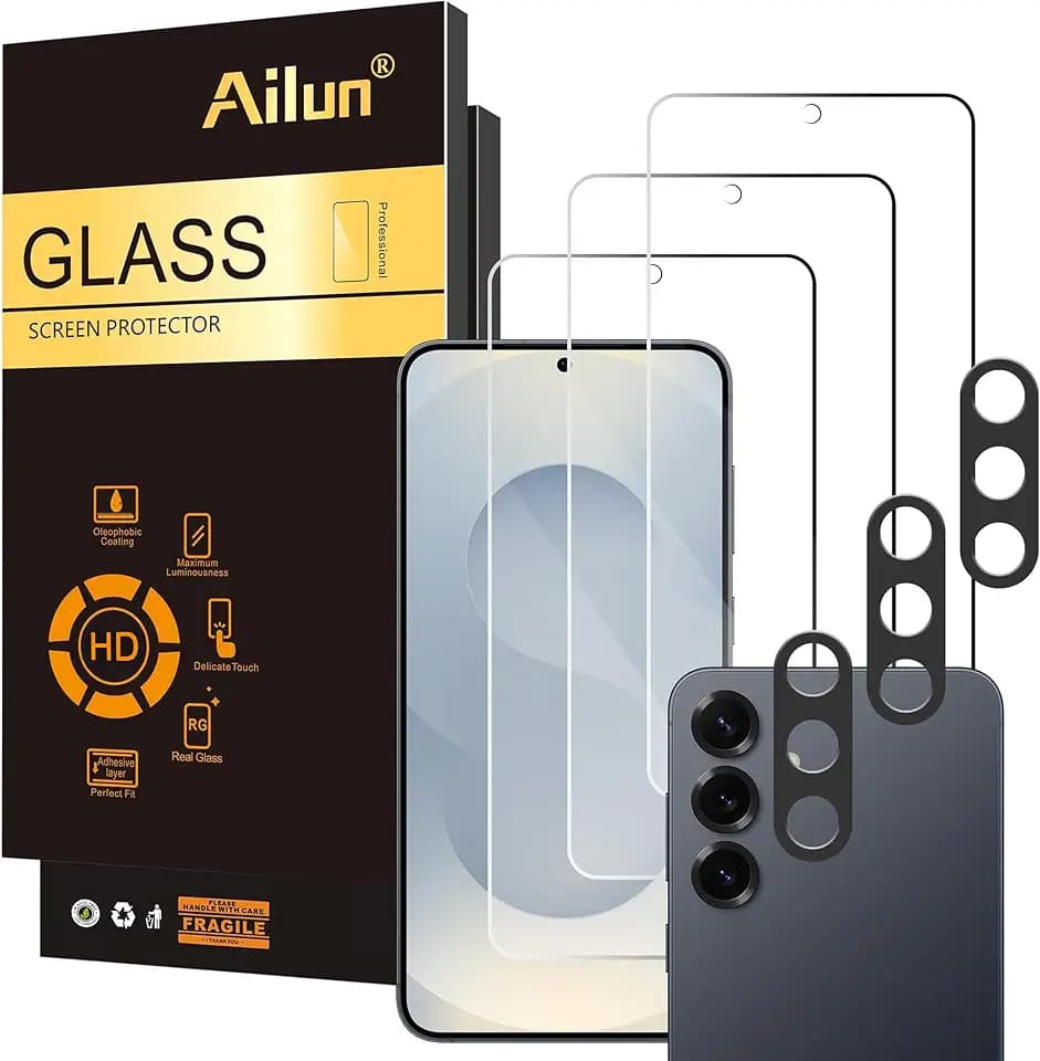 Ailun Screen Protector + Camera Lens Protector for Galaxy S25+ / S25 Plus