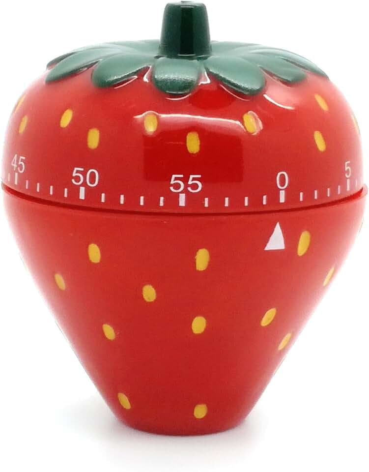 Eieruhr Kurzzeitmesser Wecker Küchentimer Küchenuhr Schaltuhr Timer Kochhilfe Erdbeere