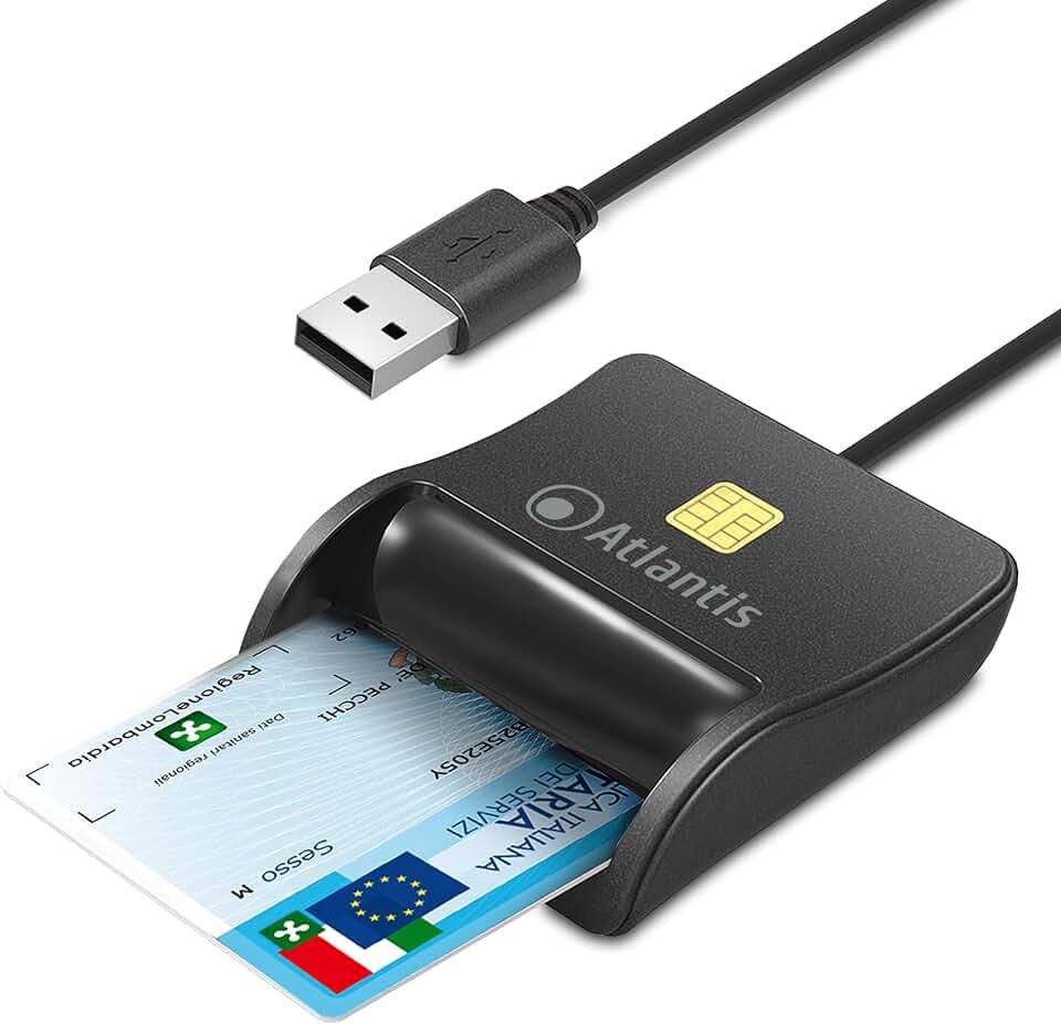 Atlantis Land LETTORE SMART Card PER Firma