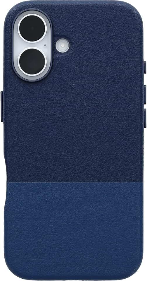 OtterBox iPhone 16 Statement Series Cactus Leather - Azure Oasis Blue