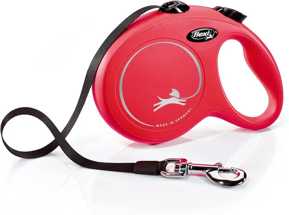 FLEXI® Classic Tape Retractable Dog Leash, Large, 16 ft - Red