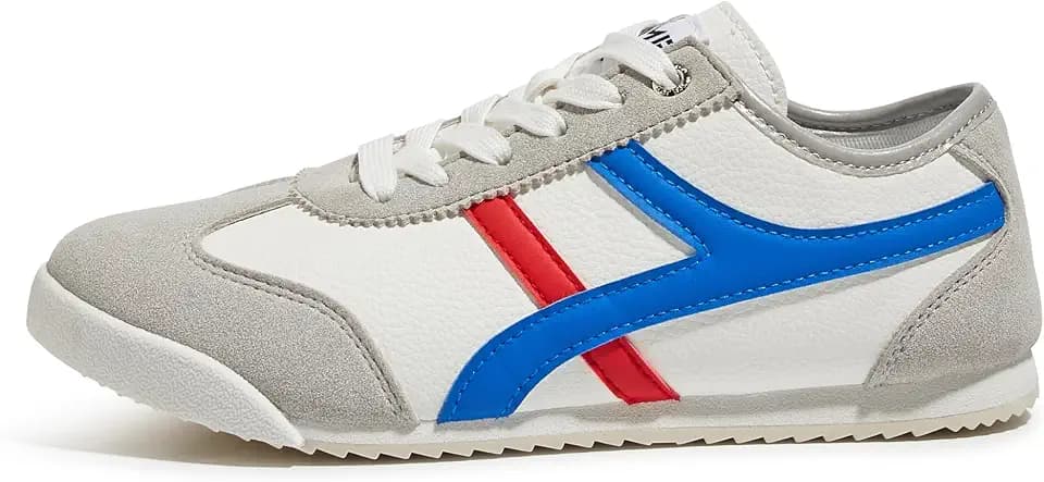 Women's Retro Fashion Sneakers, Low Top Casual Daily Style