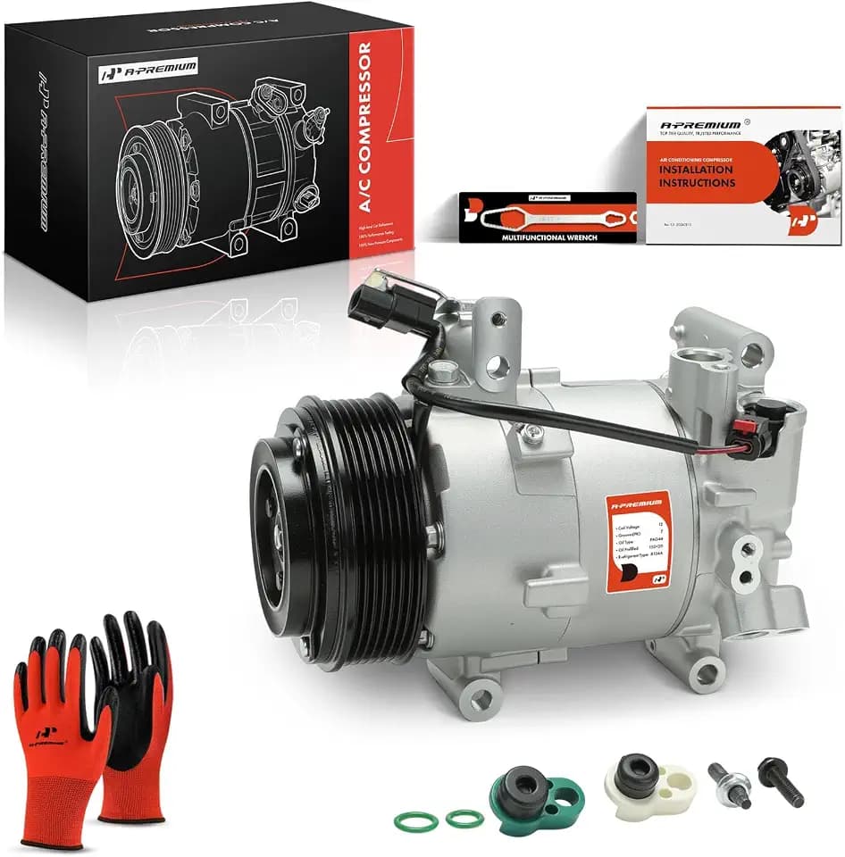 A-Premium Air Conditioner AC Compressor with Clutch
