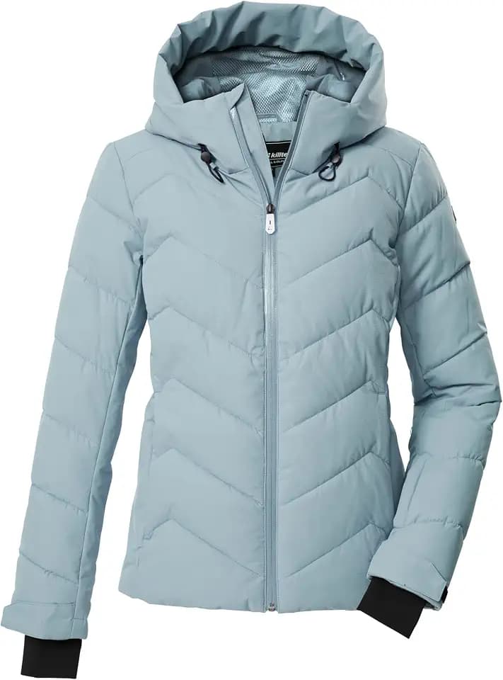 killtec Damen Ksw 31 Wmn Ski Qltd Jckt Skijacke/Steppjacke/Funktionsjacke in Daunenoptik mit Kapuze und Schneefang (1er Pack)
