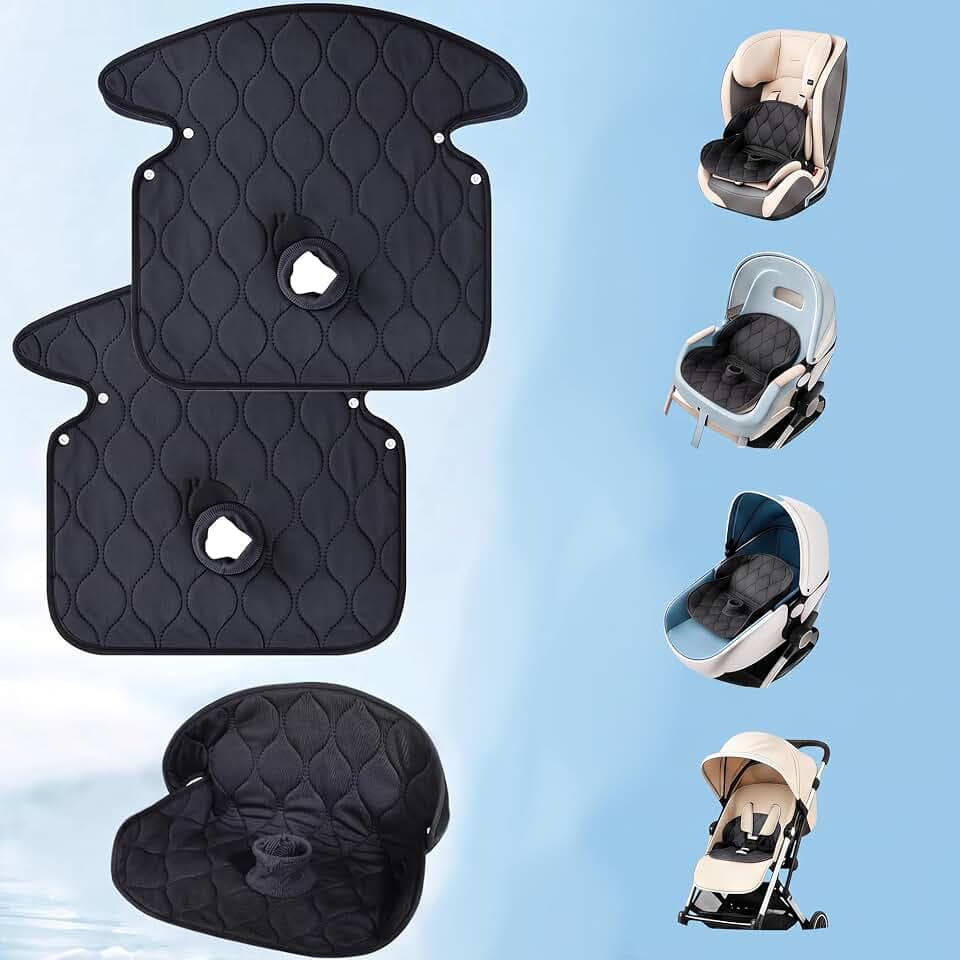 2 Stück Universal Kindersitz Protektor Pad für Töpfchen Training, Piddle Pad Autositzschutz, wasserdichte Kindersitzunterlage, Baby Autositzschoner für Bollerwagen Autositze