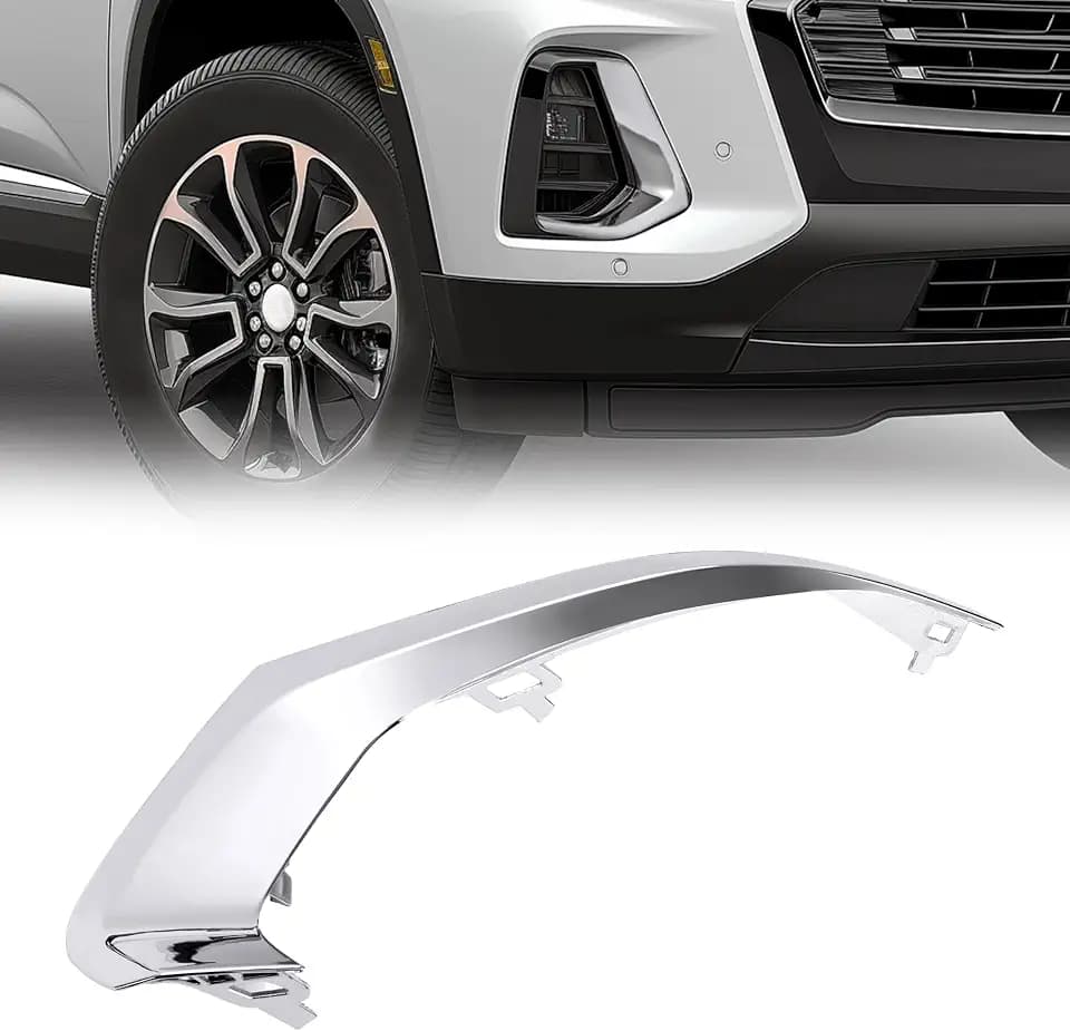 HECASA Fog Light Trim Compatible with 2018-2021 Traverse
