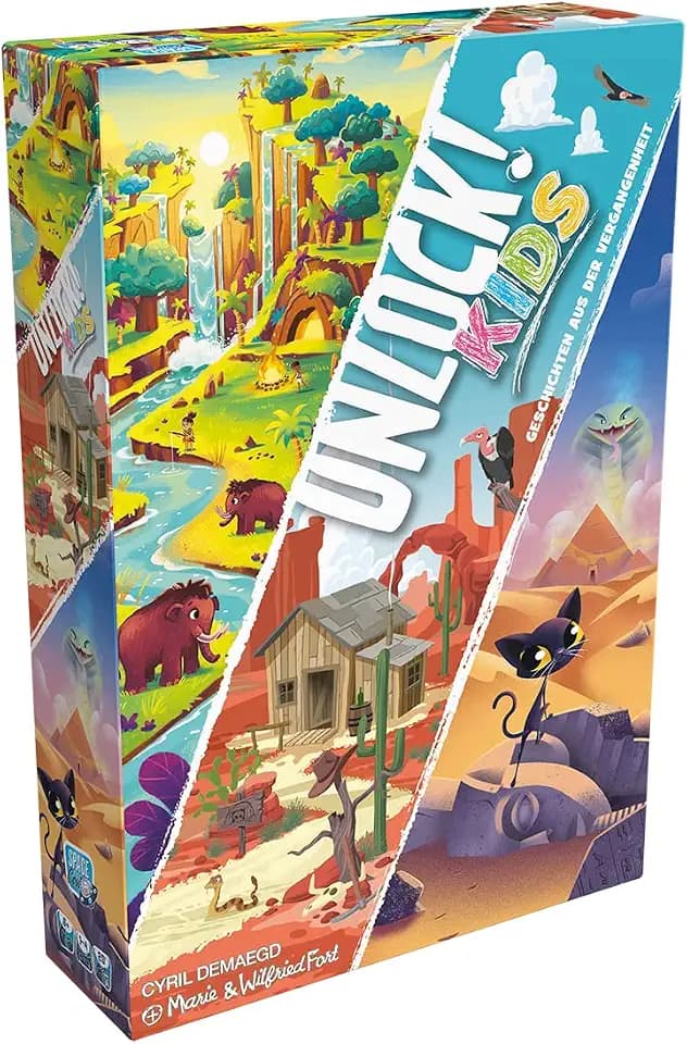Asmodee, Unlock! Kids: Geschichten aus der Vergangenheit, Kinderspiel
