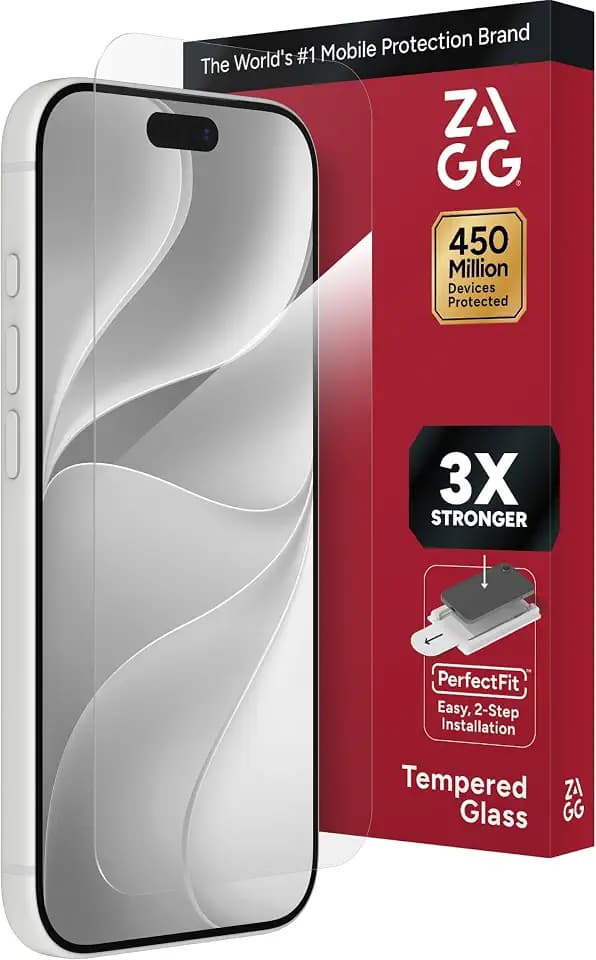 ZAGG Glass+ Screen Protector for iPhone 18 Pro/iPhone 17 Pro