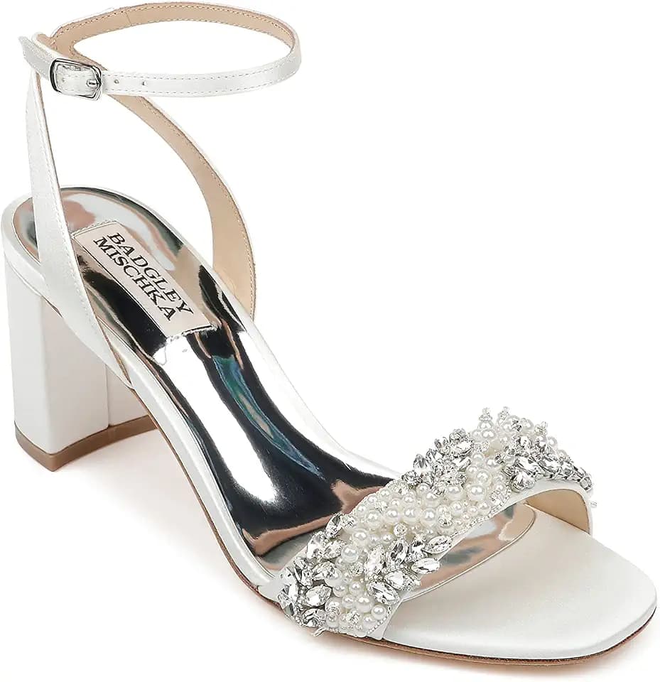 Badgley Mischka womens Block Heel Sandal