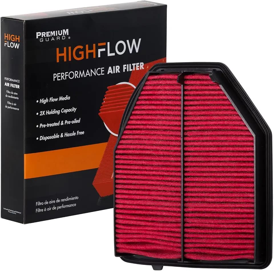 HIGHFLOW PA99105X High Performance, Pre-Oiled Disposable Engine Air Filter | Fits 2016-2022 Acura ILX 2.4L
