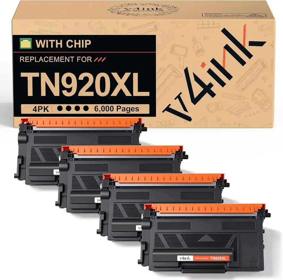 TN920XL 920XL Toner Compatible for Brother Printer HL-L6210DW Black 4 Pack