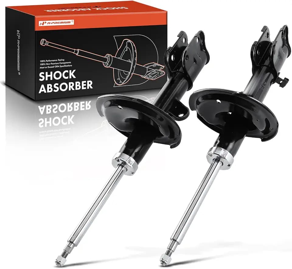 A-Premium Front Bare Struts Without Coil Spring Compatible with Hyundai